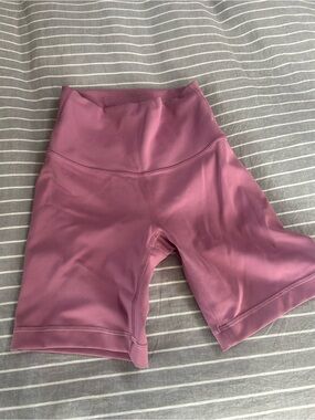 lululemon athletica High-Rise Bike Shorts in Dusty Rose